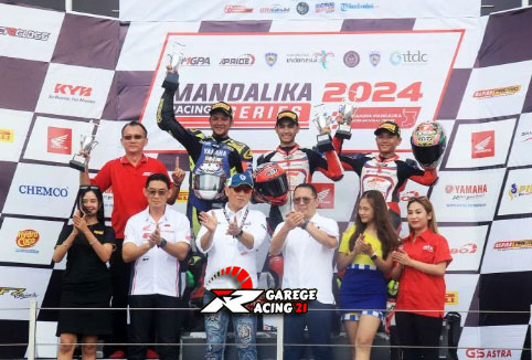 Andi Gilang Terbaik di Race 2 Sport 250cc Mandalika Racing Series 2024 Ronde