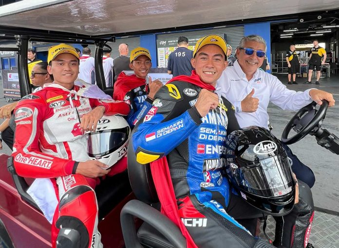 Duet Yamaha Racing Indonesia Sukses Podium 1-2 di Race 1 AP250 ARRC Thailand 2024
