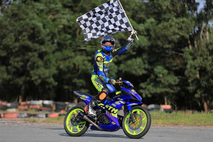 M Novan Febrian Sukses Double Winner di Motoprix Singkawang 2024