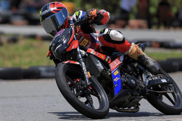 Satria Injeksi Arena Racing Tinggal Jauh Lawan di Race ECU STD Pemula Motoprix Singkawang 2024