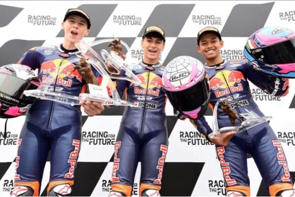 Veda Ega Pratama Pecah Telor Podium di Race 2 Red Bull Rookies Cup Austria