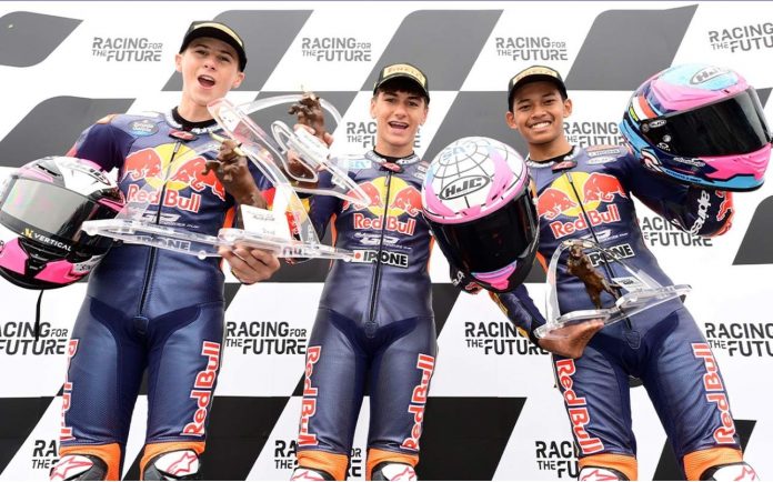 Veda Ega Pratama Pecah Telor Podium di Race 2 Red Bull Rookies Cup Austria