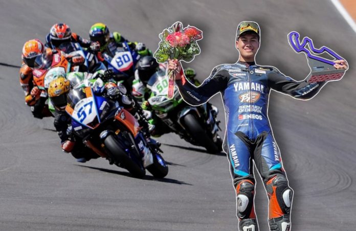 Selisih Tipis 0.006 Detik! Aldi Satya Podium 2 World Supersport Aragon!