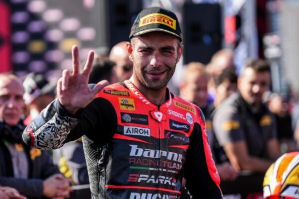 Petrucci Belum Habis! Full Senyum Hattrick Podium di WorldSBK Prancis