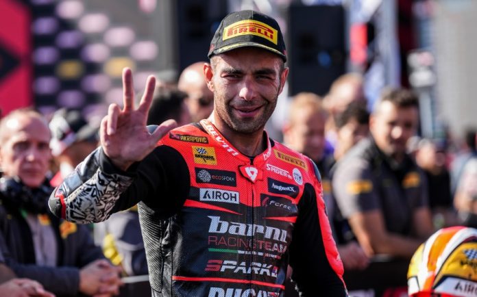 Petrucci Belum Habis! Full Senyum Hattrick Podium di WorldSBK Prancis