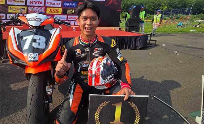 Motoprix Seri 3 Mijen: Poin Sempurna, Akbar Abud Pastikan Juara Nasional Novice!