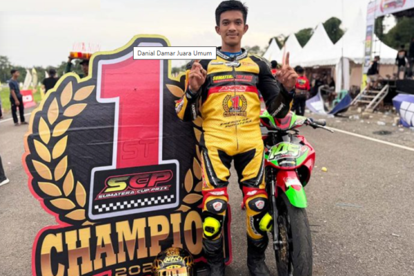 Danial Damar WRS Wiradinata DRT Sukses Raih Gelar JU 2 Tak Sumatera Cup Prix (SCP) 2024