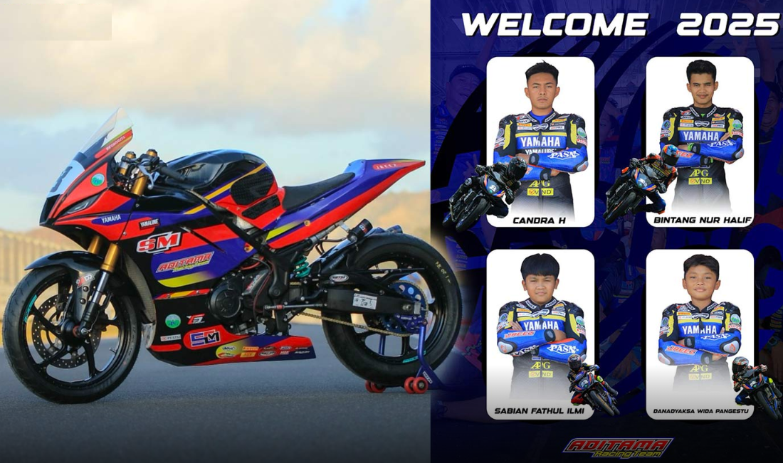 Yamaha Aditama SCM Pastikan Skuadnya Untuk 2025, Fokus Balap Apa Saja?