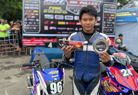 Gian M Gibran Honda WH19 Tus Racing Sukses Double Winner Beginner di Final Kejurda Jabar!